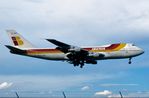 EC-BRQ @ KMIA - Landing of Iberia B747 in MIA - by FerryPNL