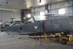 36 - Dassault Etendard IV M (wings and tail dismounted) being restored at the EALC Musee de l'Aviation Clement Ader, Lyon-Corbas