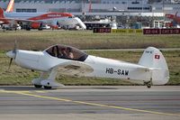 HB-SAW @ LSGG - Taxiing to the active at LSGG, Switzerland - by Thierry Crocoll