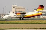 OE-LLN @ EHAM - Departure of Tyrolean DHC8 - by FerryPNL