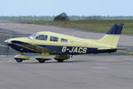 G-JACS @ EGSH - Arriving at Norwich. - by keithnewsome