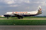G-BLNB @ EHBK - BAF Viscount taxiing for departure - by FerryPNL
