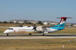 LX-LGE @ LMML - De Havilland Canada DHC-8 LX-LGE Luxair - by Raymond Zammit