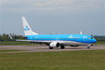 PH-BXP @ EGSH - Just landed at Norwich. - by Graham Reeve