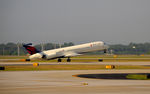 N916DE @ KATL - Takeoff Atlanta