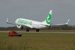 F-GZHT @ LFRB - Boeing 737-85R, Take off rwy 25L, Brest-Bretagne airport (LFRB-BES) - by Yves-Q