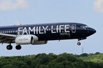 OO-JAF @ LFRB - Boeing 737-8K5, On final rwy 25L, Brest-Bretagne airport (LFRB-BES) - by Yves-Q