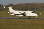 F-HBCB @ LFRB - Raytheon 1900D, Taxiing rwy 25L, Brest-Bretagne airport (LFRB-BES) - by Yves-Q