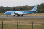 OO-TEA @ LFRB - Embraer 190LR, Taxiing rwy 07R, Brest-Bretagne airport (LFRB-BES) - by Yves-Q