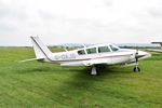 G-OAJS @ EGBJ - G-OAJS at Gloucestershire Airport. (parked up outside the Jet Age Museum) - by andrew1953
