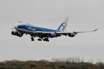 VQ-BHE @ LFRB - Boeing 747-4KZF, On final rwy 25L, Brest-Bretagne Airport (LFRB-BES) - by Yves-Q