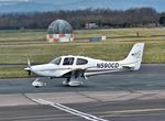 N590CD @ EGBJ - N590CD at Gloucestershire Airport. - by andrew1953