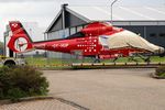 OY-HUP @ EHLE - Former D-HNHE . Air Greenland. Just got its new livery at Lelystad Airport by Satys and is now transported by road to Ostende for the final assembling before flying to Greenland - by Jan Bekker