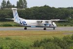 G-ECOJ @ LFRB - De Havilland Canada DHC-8-402Q Dash 8, Taxiing rwy 25L, Brest-Bretagne airport (LFRB-BES) - by Yves-Q