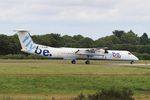 G-FLBB @ LFRB - De Havilland Canada DHC-8-402Q Dash 8, Taxiing rwy 25L, Brest-Bretagne airport (LFRB-BES) - by Yves-Q