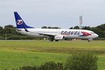 OK-TSE @ LFRB - Boeing 737-81D, Taxiing rwy 25L, Brest-Bretagne airport (LFRB-BES) - by Yves-Q