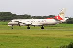 HB-IZH @ LFRB - Saab 2000, Take off run rwy 25L, Brest-Bretagne airport (LFRB-BES) - by Yves-Q