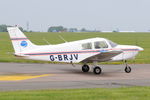 G-BRJV @ EGSH - Leaving Norwich. - by keithnewsome