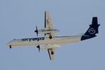 G-ECOK @ LMML - De Havilland Canada DHC-8 G-ECOK SkyAlps - by Raymond Zammit