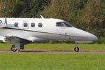 D-ILAP @ LFRB - Embraer EMB-500 Phenom 100, Taxiing rwy 25L, Brest-Bretagne airport (LFRB-BES) - by Yves-Q
