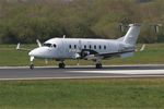 F-HBCB @ LFRB - Raytheon 1900D, Taxiing rwy 07R, Brest-Bretagne airport (LFRB-BES) - by Yves-Q