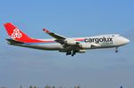 LX-VCV @ EHAM - Cargolux Italia B744F landing - by FerryPNL