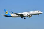UR-EME @ EHAM - Ukraine Int'l ERJ190 landing - by FerryPNL