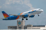 N233NV @ PBI - Departure from KPBI
