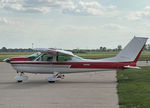 N1442C @ KDVN - Sitting on the Carver Aero Ramp - by Floyd Taber