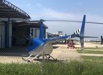G-EVEE @ EGKA - Parked at Helicopter hangar Shoreham Airport in its new livery - by Chris Holtby