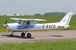G-BRCD @ EGSH - Arriving at Norwich.