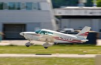 C-GYKP @ CYRO - Piper PA-28 leaving runway 09 - by William Halley