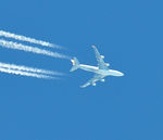 TF-AMN @ EGFH - B747 operated by Magma Aviation eastbound at 37000 feet over the airport. - by Roger Winser