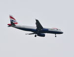 G-GATU @ EGLL - Airbus A320-232 on finals to 9R London Heathrow. - by moxy