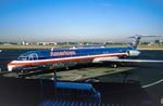 N296AA @ KSNA - American MD82 - by FerryPNL