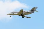 129 @ LFRJ - Dassault Falcon 10 MER, On final rwy 26, Landivisiau Naval Air Base (LFRJ) - by Yves-Q