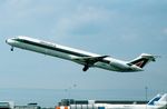 I-DAWH @ EHAM - Alitalia MD82 taking-off - by FerryPNL