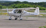G-ZASH @ EGFH - Resident Ikarus C.42 operated by Gower Flight Centre, - by Roger Winser