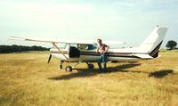 N5462P @ F88 - N5462Papa sitting in Nocona airfield in July 1986 - by DAN BRUCE GLEASON