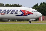 OK-TSE @ LFRB - Boeing 737-81D, Taxiing rwy 25L, Brest-Bretagne airport (LFRB-BES) - by Yves-Q