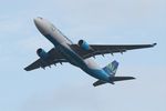 F-HHUB @ LFRB - Airbus A330-223, Take off rwy 25L, Brest-Bretagne airport (LFRB-BES) - by Yves-Q