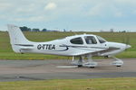 G-TTEA @ EGSH - Leaving Norwich. - by keithnewsome