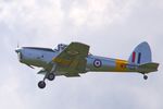 G-ARMC @ EGLM - WB703 taking to the air at White Waltham, Berkshire - by Chris Holtby