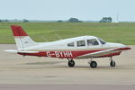 G-BYHH @ EGSH - Leaving Norwich. - by keithnewsome