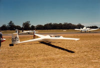 VH-GZO @ YFBS - VH-GZO at Forbes, NSW during the 1988 National Gliding Championships. January 1988. - by Dave Hoswell