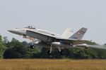 J-5021 @ LFRJ - McDonnell Douglas FA-18C Hornet, Take off rwy 26, Landivisiau Naval Air Base (LFRJ) Tiger Meet 2017 - by Yves-Q
