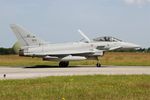 MM7310 @ LFRJ - Eurofighter EF-2000 Typhoon S, Taxiing to flight line, Landivisiau Naval Air Base (LFRJ) Tiger Meet 2017 - by Yves-Q