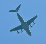 ZM413 - Off airport. RAF Atlas C.1 aircraft low over Swansea, Wales, UK. - by Roger Winser