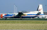 G-BAKL @ EHAM - Air UK Fk27 active on the rumway - by FerryPNL