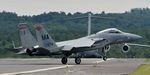 78-0474 @ KBAF - touching down after a demo - by Topgunphotography